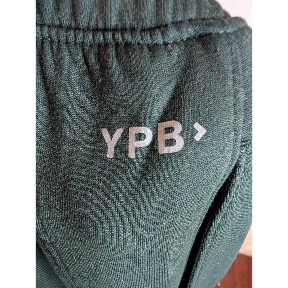 YPB neoKNIT Sweatpants Women XL Dark Green Joggers Activewear Loungewear - Picture 4 of 6